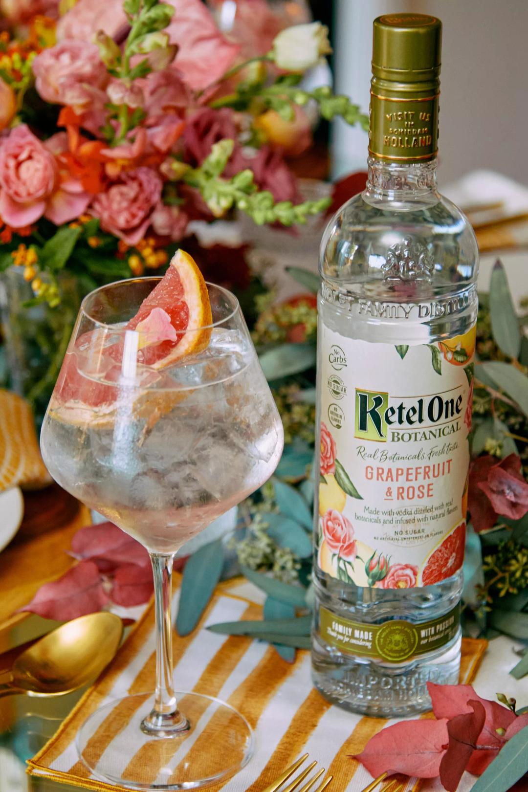 Taurus: Ketel One Grapefruit & Rose Soda
