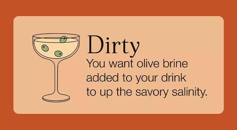 "Dirty" Martini
