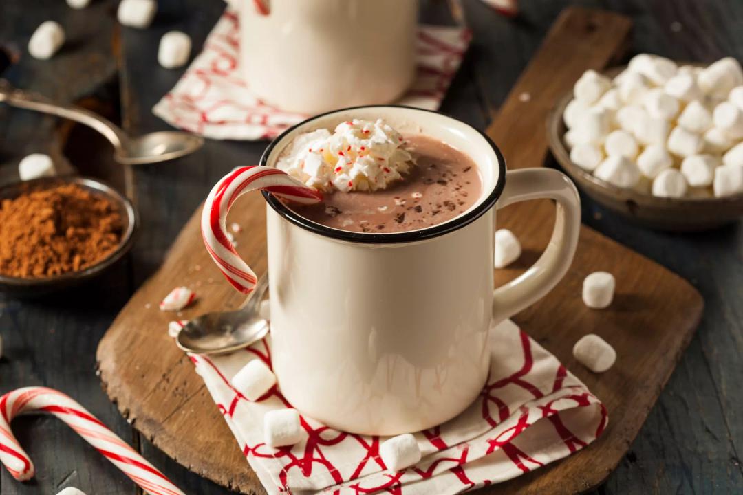 Peppermint Twist hot chocolate