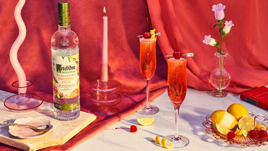 Galentine's Day Flowers cocktail